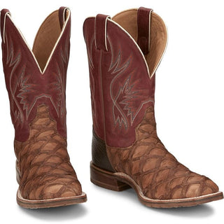 Tony Lama Mens Prescott Chocolate Pirarucu - Cowboy SwaggerTony Lama Mens Prescott Chocolate PirarucuBoots