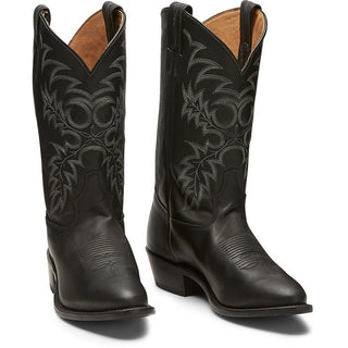 Tony Lama Mens Segar Black Cowhide Round Toe Boot - Cowboy SwaggerTony Lama Mens Segar Black Cowhide Round Toe Boot
