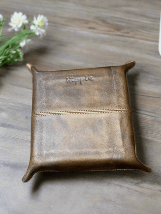 Tooled Leather Catchall - Cowboy SwaggerTooled Leather Catchall