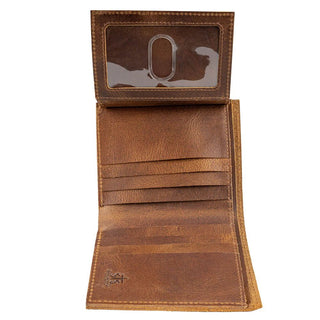 Tucson Leather Bifold Wallet – Rustic Full Grain by - Cowboy SwaggerTucson Leather Bifold Wallet – Rustic Full Grain by