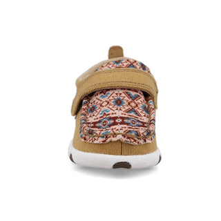 Twisted X Infant Driving Moc Beeswax and Aztec Multi - Cowboy SwaggerTwisted X Infant Driving Moc Beeswax and Aztec Multi