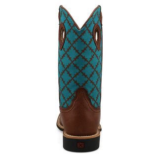 Twisted X Kids Top Hand Boot – Brownie & Turquoise Leather Western Boot for Boys & Girls - Cowboy SwaggerTwisted X Kids Top Hand Boot – Brownie & Turquoise Leather Western Boot for Boys & Girls