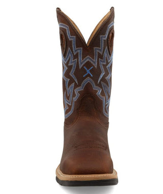 Twisted X Men’s Lite Steel Toe 12” Brown Pebble Work Boot - Cowboy SwaggerTwisted X Men’s Lite Steel Toe 12” Brown Pebble Work BootBoots