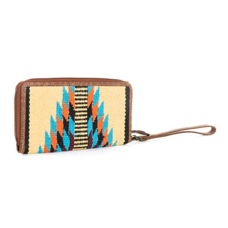 Upcycled Rug & Leather Southwestern Wristlet – Eco - Chic Tribal Clutch S - 11384 - Cowboy SwaggerUpcycled Rug & Leather Southwestern Wristlet – Eco - Chic Tribal Clutch S - 11384