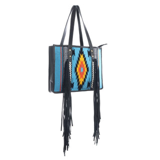 Wagon Trails Aztec Design Bag With Concealed Pocket - Cowboy SwaggerWagon Trails Aztec Design Bag With Concealed Pocket