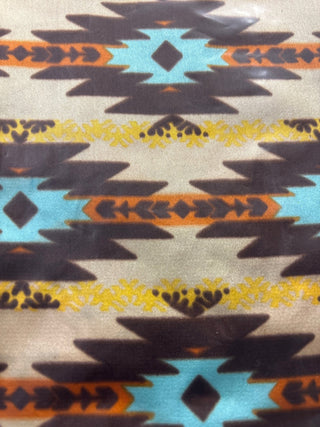 Wild Rag Southwest Pattern tan and orange - Cowboy SwaggerWild Rag Southwest Pattern tan and orange