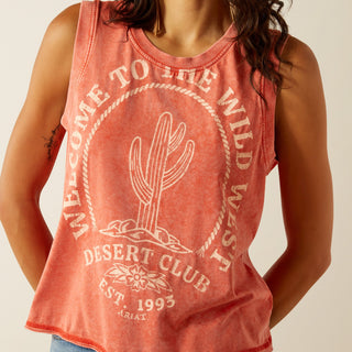 Women’s Desert Club Tank Chili - Cowboy SwaggerWomen’s Desert Club Tank Chili
