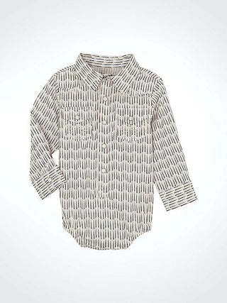Wrangler Baby Boy Pearl Snap Onesie - Cowboy SwaggerWrangler Baby Boy Pearl Snap Onesie