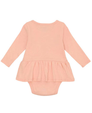 Wrangler Baby Girl LS Flower Bull Skull Onesie - Cowboy SwaggerWrangler Baby Girl LS Flower Bull Skull Onesie