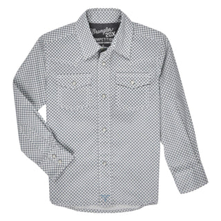 Wrangler Boys Advanced Comfort White & Blue - Cowboy SwaggerWrangler Boys Advanced Comfort White & Blue