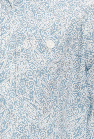 Wrangler Boys Blue White Paisley Print - Cowboy SwaggerWrangler Boys Blue White Paisley Print