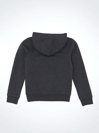 Wrangler Boys Logo Heather Grey Hoodie Orange and Yellow Logo - Cowboy SwaggerWrangler Boys Logo Heather Grey Hoodie Orange and Yellow Logo