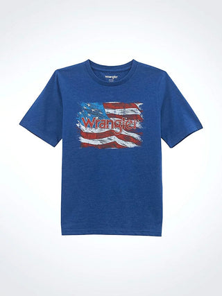 Wrangler Boys Royal Blue Vintage Graphic Tee – 112358813 - Cowboy SwaggerWrangler Boys Royal Blue Vintage Graphic Tee – 112358813