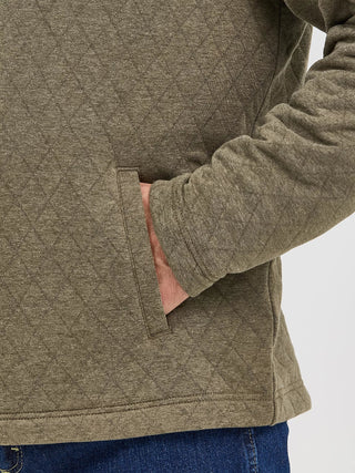 Wrangler George Straight 1/4 Zip Pullover Olive - Cowboy SwaggerWrangler George Straight 1/4 Zip Pullover Olive