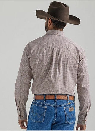Wrangler George Strait Men’s Long Sleeve Western Print Shirt – Relaxed Fit Button - Down (112318978) - Cowboy SwaggerWrangler George Strait Men’s Long Sleeve Western Print Shirt – Relaxed Fit Button - Down (112318978)Men's Shirts