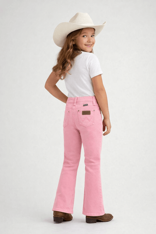 Wrangler Girls Light Pink Bootcut Jean - Cowboy SwaggerWrangler Girls Light Pink Bootcut Jean