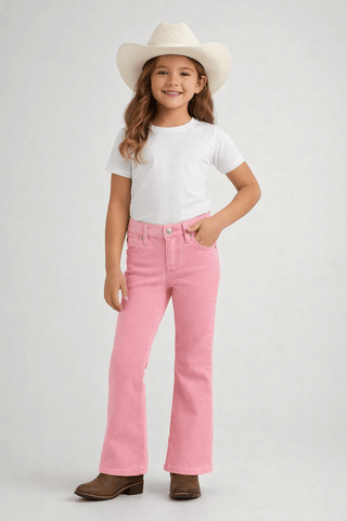Wrangler Girls Light Pink Bootcut Jean - Cowboy SwaggerWrangler Girls Light Pink Bootcut Jean