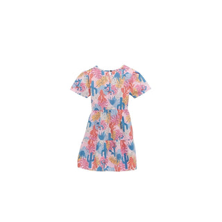 Wrangler Girls’ Pink Cactus Print Western Dress - Cowboy SwaggerWrangler Girls’ Pink Cactus Print Western DressGirls