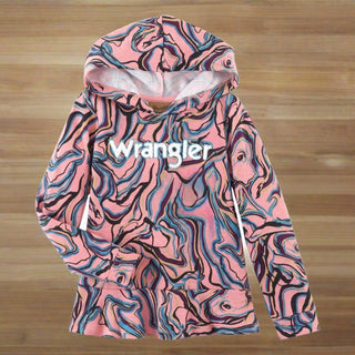 Wrangler Girls Ruffle Hem Pullover Hoodie - Cowboy SwaggerWrangler Girls Ruffle Hem Pullover Hoodie