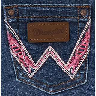 Wrangler Girls Trouser Jean Pink Stitched Pocket - Cowboy SwaggerWrangler Girls Trouser Jean Pink Stitched PocketGirls