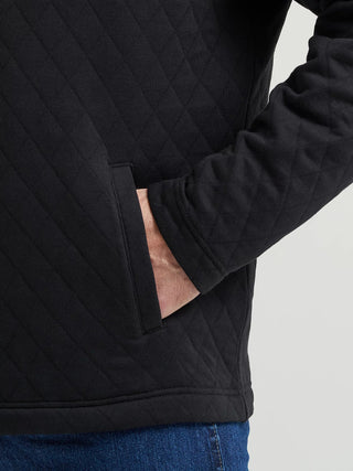 Wrangler Men’s George Strait 1/4 Zip Pullover Black - Cowboy SwaggerWrangler Men’s George Strait 1/4 Zip Pullover Black