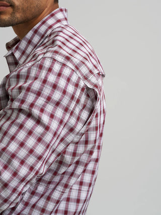 Wrangler Men’s Long Sleeve Plaid Snap Shirt with UV Protection – 112368290 - Cowboy SwaggerWrangler Men’s Long Sleeve Plaid Snap Shirt with UV Protection – 112368290