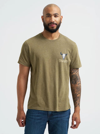 Wrangler Men’s Spirit of the West Tee Army Green - Cowboy SwaggerWrangler Men’s Spirit of the West Tee Army GreenShirts & Tops