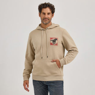 Wrangler Men’s Vintage Logo Hoodie Cream - Cowboy SwaggerWrangler Men’s Vintage Logo Hoodie CreamShirts & Tops
