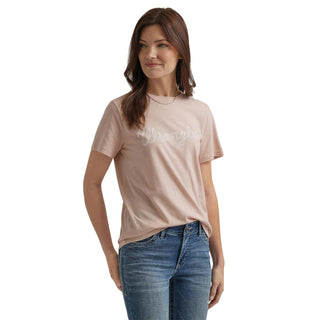 Wrangler Retro® Year - Round Short Sleeve T-Shirt - Regular Fit - Peach Whip Heather - Cowboy SwaggerWrangler Retro® Year - Round Short Sleeve T-Shirt - Regular Fit - Peach Whip Heather