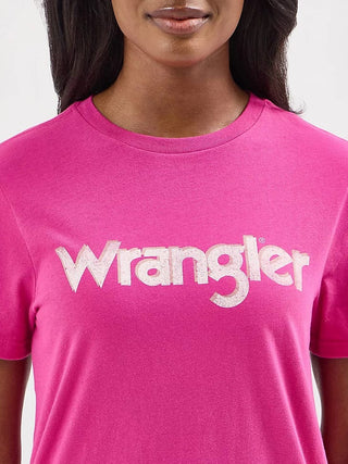 Wrangler Women's Kabel Logo Vibrant Reg Fit Tee - Cowboy SwaggerWrangler Women's Kabel Logo Vibrant Reg Fit TeeShirts & Tops