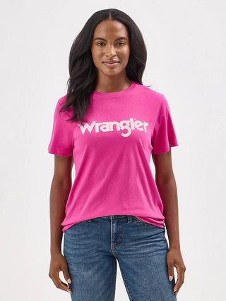 Wrangler Women's Kabel Logo Vibrant Reg Fit Tee - Cowboy SwaggerWrangler Women's Kabel Logo Vibrant Reg Fit TeeShirts & Tops