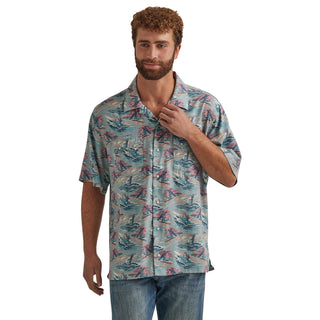 Wrangler Men's Shirts Wrangler Mens Coconut Surfing Cowboy