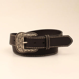 Ariat Black Classic Leather Belt - Cowboy SwaggerAriat Black Classic Leather BeltBelts