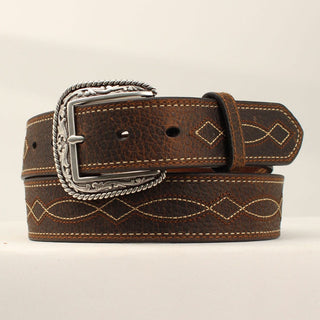 Ariat Brown Genuine Leather Men’s Belt - Cowboy SwaggerAriat Brown Genuine Leather Men’s BeltBelts