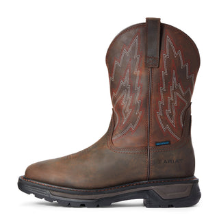 Ariat Men’s Big Rig Waterproof Work Boot Dark Brown - Cowboy SwaggerAriat Men’s Big Rig Waterproof Work Boot Dark Brown