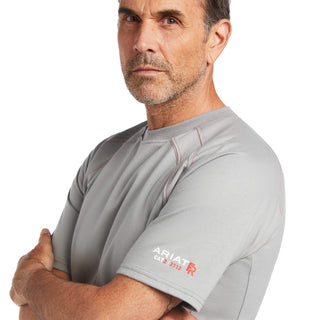 Ariat Men’s FR Work Crew T-Shirt Silver Fox - Cowboy SwaggerAriat Men’s FR Work Crew T-Shirt Silver Fox