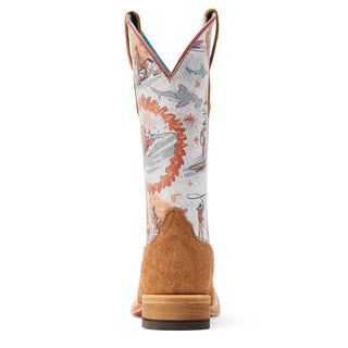 Ariat Women’s Frontier Western Aloha Surfing Longhorn Boot - Cowboy SwaggerAriat Women’s Frontier Western Aloha Surfing Longhorn BootWomen's Boots