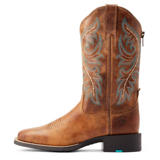 Ariat Women’s Round Up Back Zip Western Boot - Cowboy SwaggerAriat Women’s Round Up Back Zip Western BootWomen's Boots