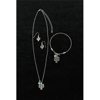 Blazin Roxx 3 Piece Cactus Design Set - Cowboy SwaggerBlazin Roxx 3 Piece Cactus Design Set