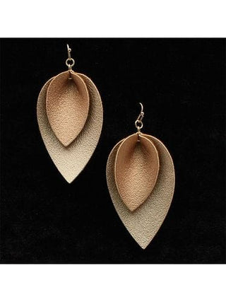 Blazin Roxx Double Leaf Earring - Cowboy SwaggerBlazin Roxx Double Leaf Earring