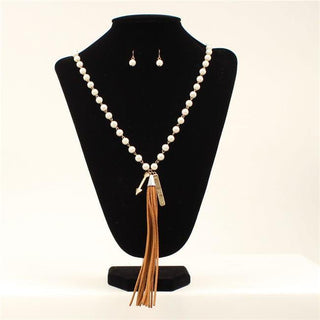 Blazin Roxx Pearl Strand Fringe Set - Cowboy SwaggerBlazin Roxx Pearl Strand Fringe Set