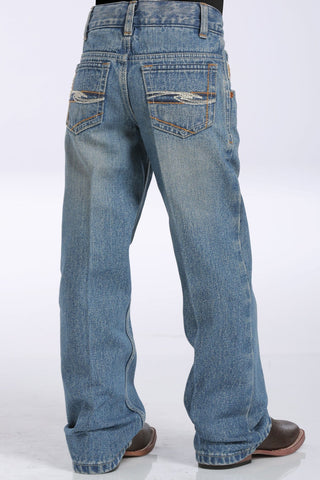 Cinch Boy’s Tanner Medium Stonewash Jean - Cowboy SwaggerCinch Boy’s Tanner Medium Stonewash JeanPants