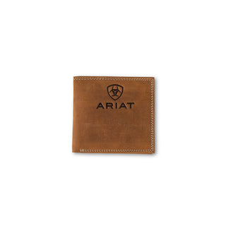 Cowboy Swagger Ariat Logo & Shield Genuine Leather Wallet