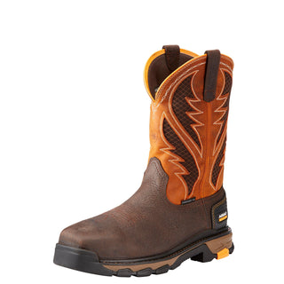 Cowboy Swagger Shoes 9 D Ariat Men’s Intrepid VentTEK Comp Toe Sassy Orange