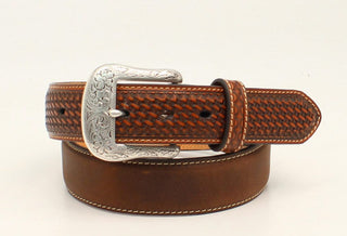 Cowboy Swagger Belts Ariat Men’s Medium Brown Distressed Belt