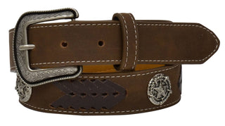 Cowboy Swagger Boy’s Classic Leather Concho Belt
