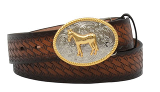 Cowboy Swagger Boy’s Genuine Leather Lined Belt