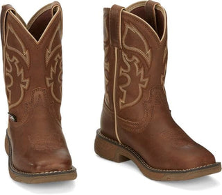 Cowboy Swagger Shoes 8.5 C Justin Kid’s Saddle Western Boot