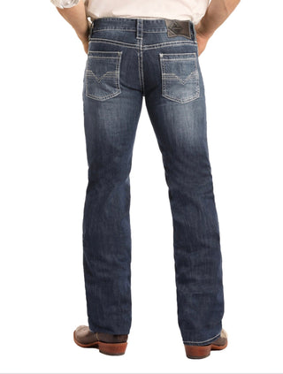 Cowboy Swagger Rock and Roll Denim Regular Fit Straight Jean