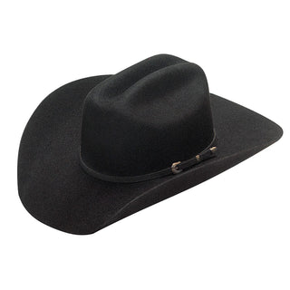 Cowboy Swagger Twister Black Wool Hat